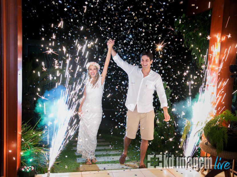 Camila Coser e Pedro 